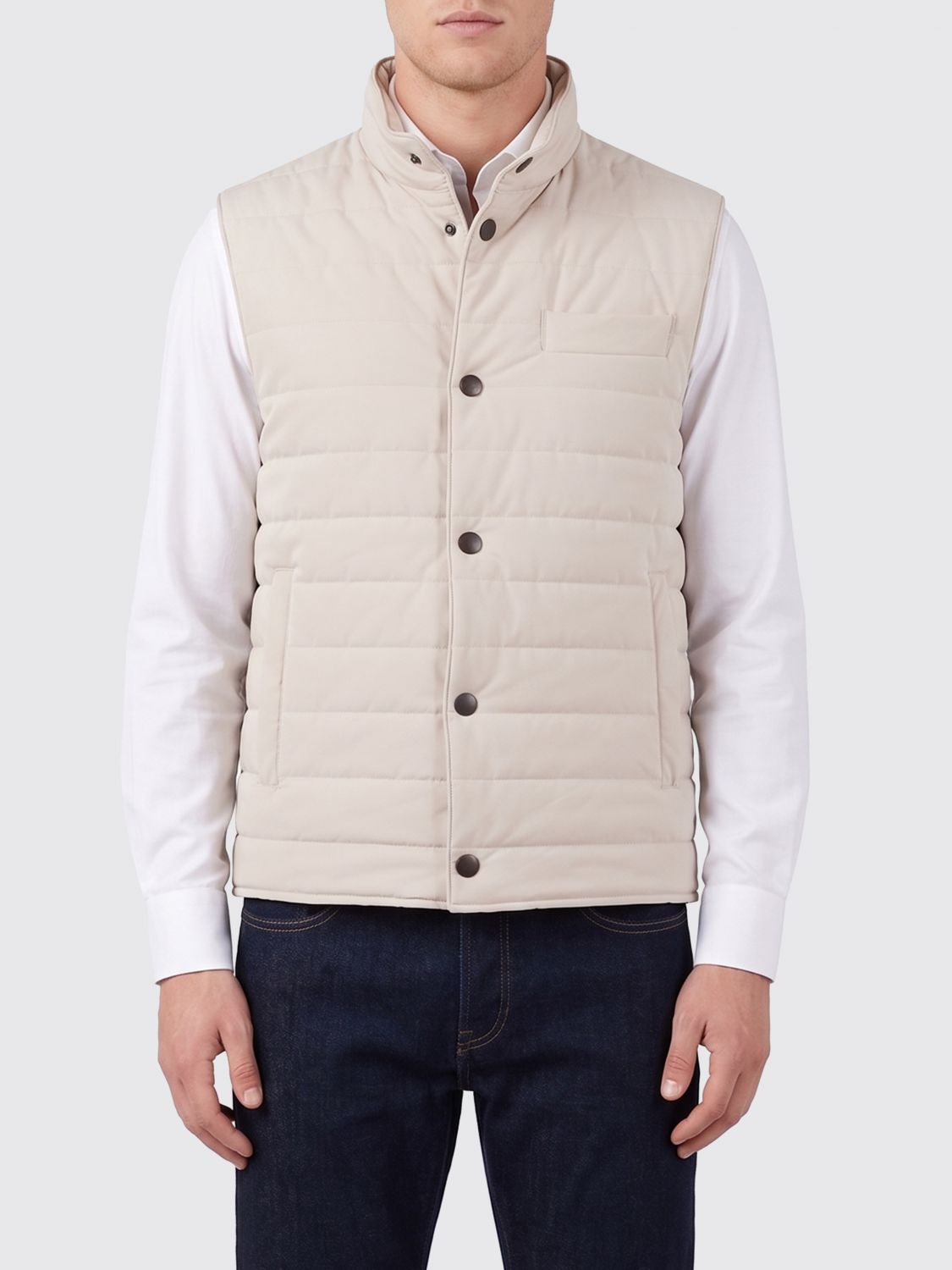 Suit Vest Men color Blue