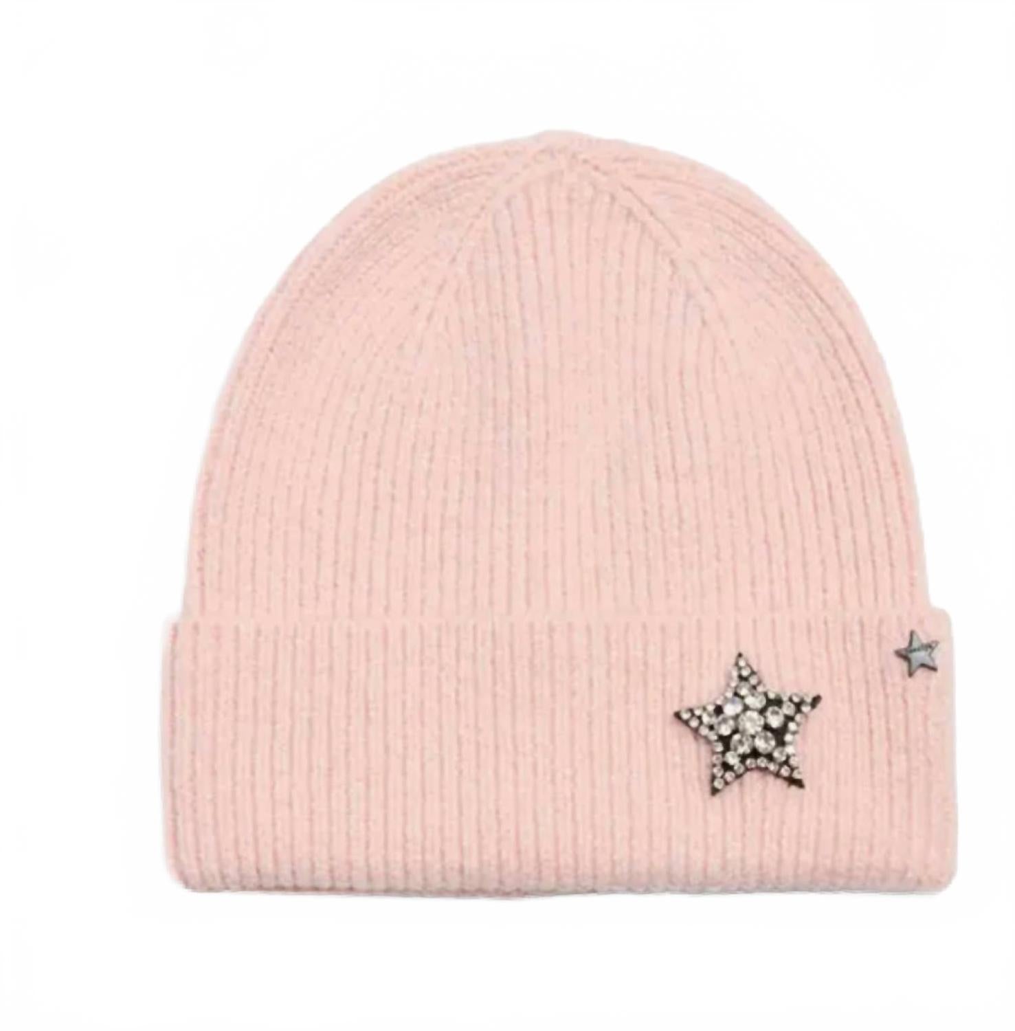 Women's Moonlight Knit Hat In Blush Pink