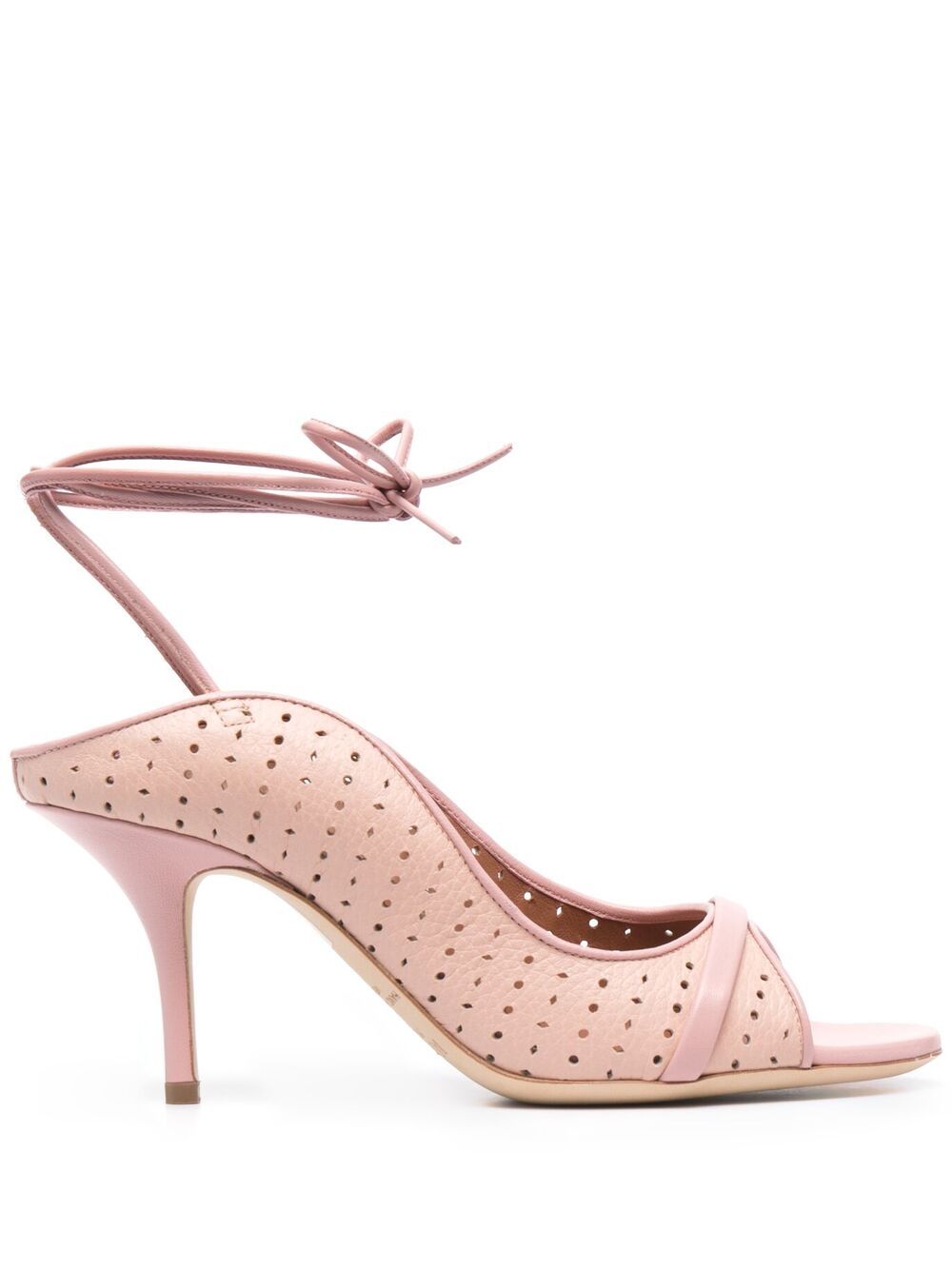 Alba 85mm ankle-tie sandals - Pink