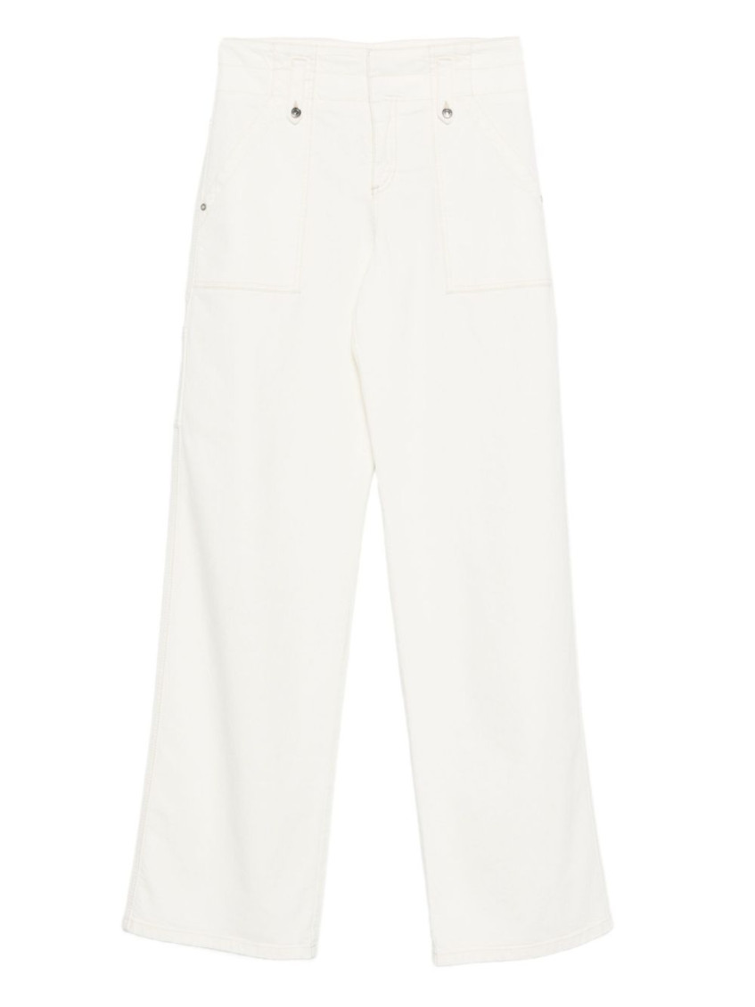 White High-waist Jeans