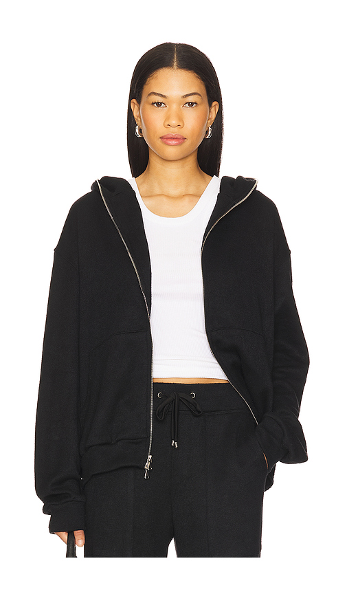 Heroine Sport Plush Hoodie in Black. XS also in L, M