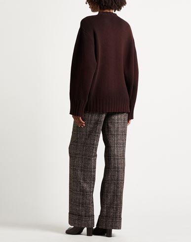Woman Sweater Chocolate brown Size 4 Wool, Cashmere