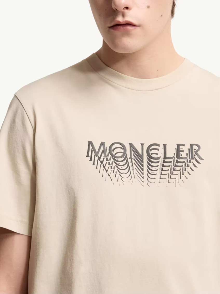 Beige Logo T-shirt