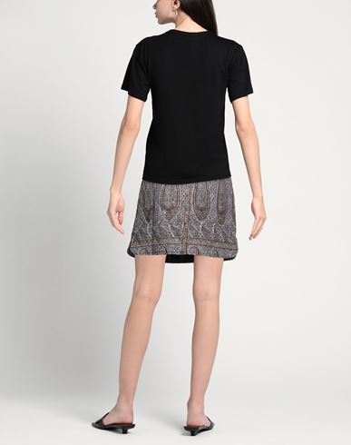Woman Mini skirt Grey Size S Cotton