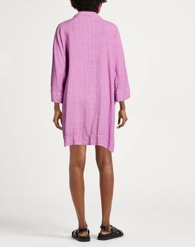 Woman Mini dress Mauve Size 12 Linen