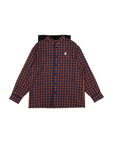 Kid Boy Shirt Blue Size 10 Cotton, Polyester