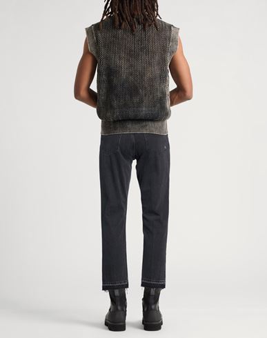 Man Jeans Charcoal Size 32 Cotton