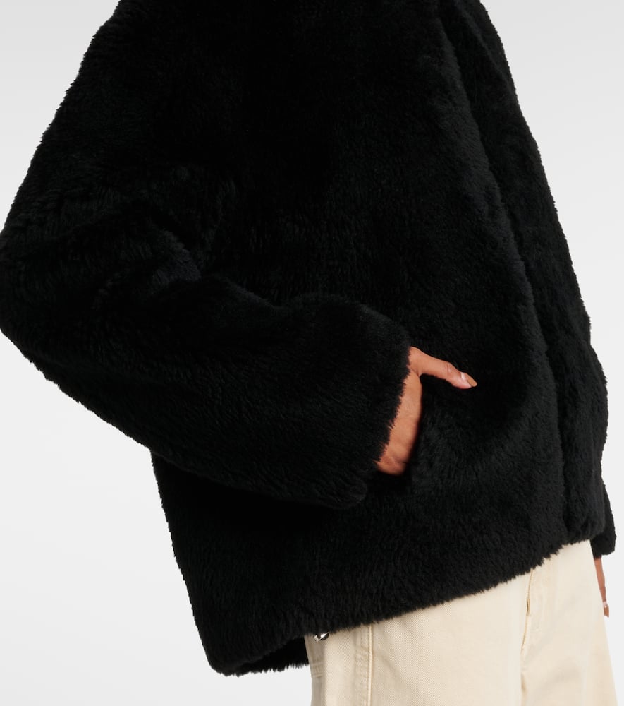 Meteo wool faux fur jacket