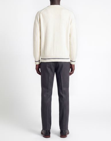 Man Sweater Ivory Size 44 Polyamide, Wool, Viscose, Cashmere