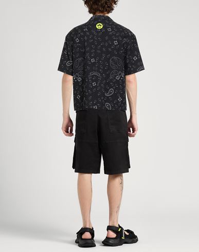 Man Shirt Black Size L Cotton