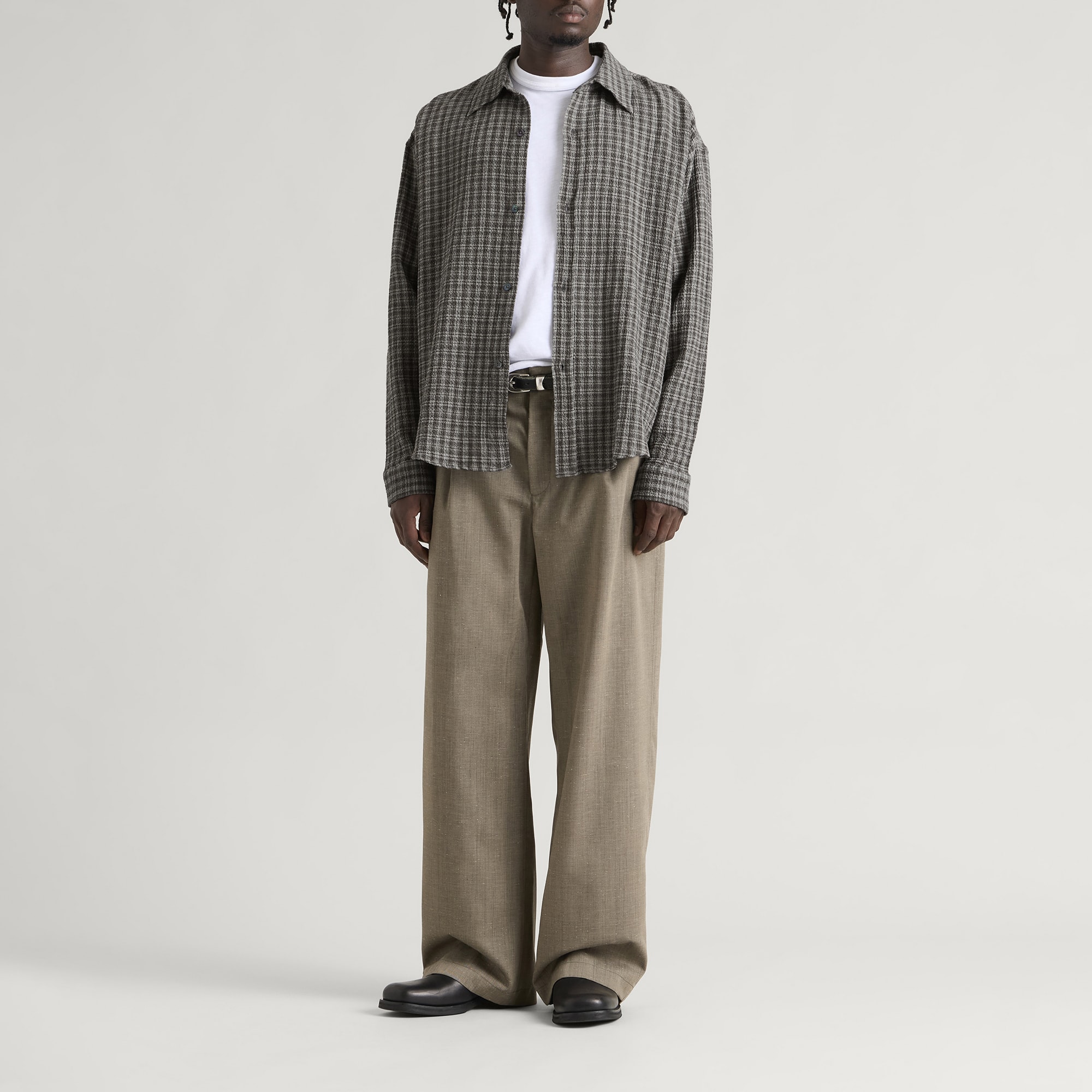 Men's Check Vacation Shirt Shuffle Check