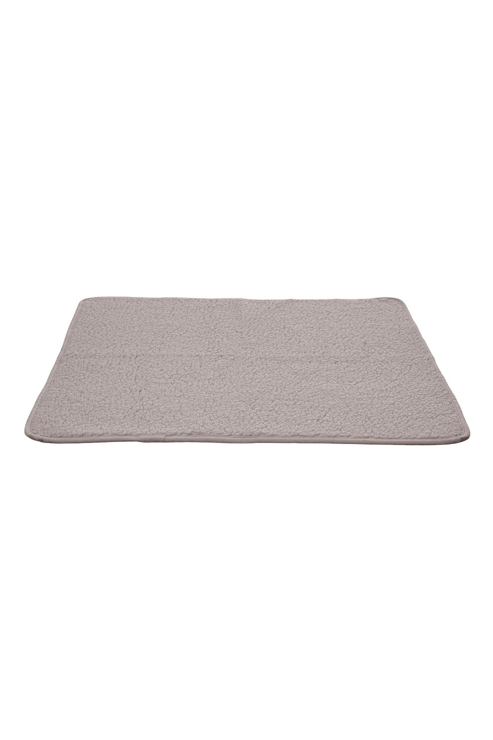Living And Home Non-Slip Faux Plush Sofa Cover In Grey