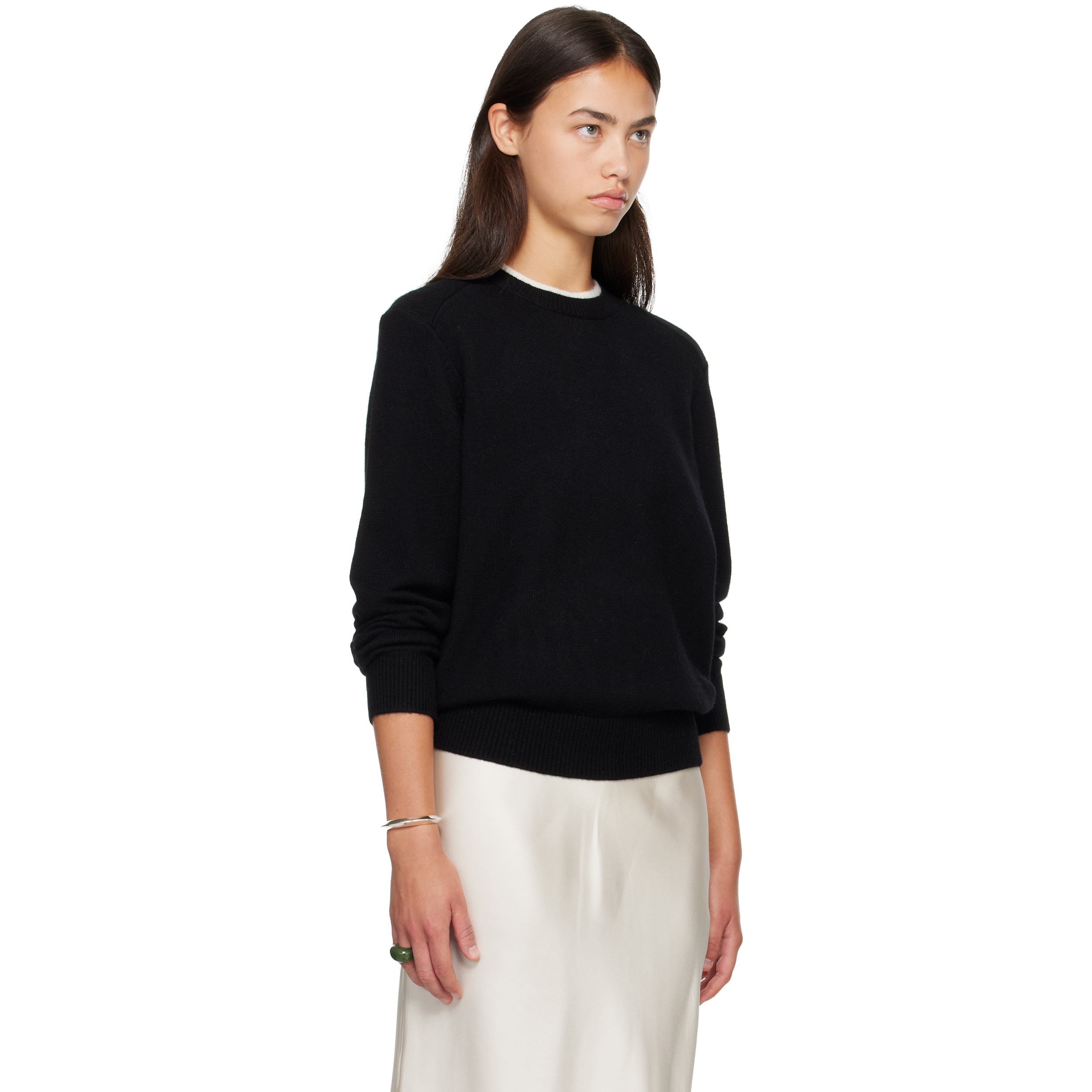 Black & Off-White OTIS Bicolor Cashmere Sweater