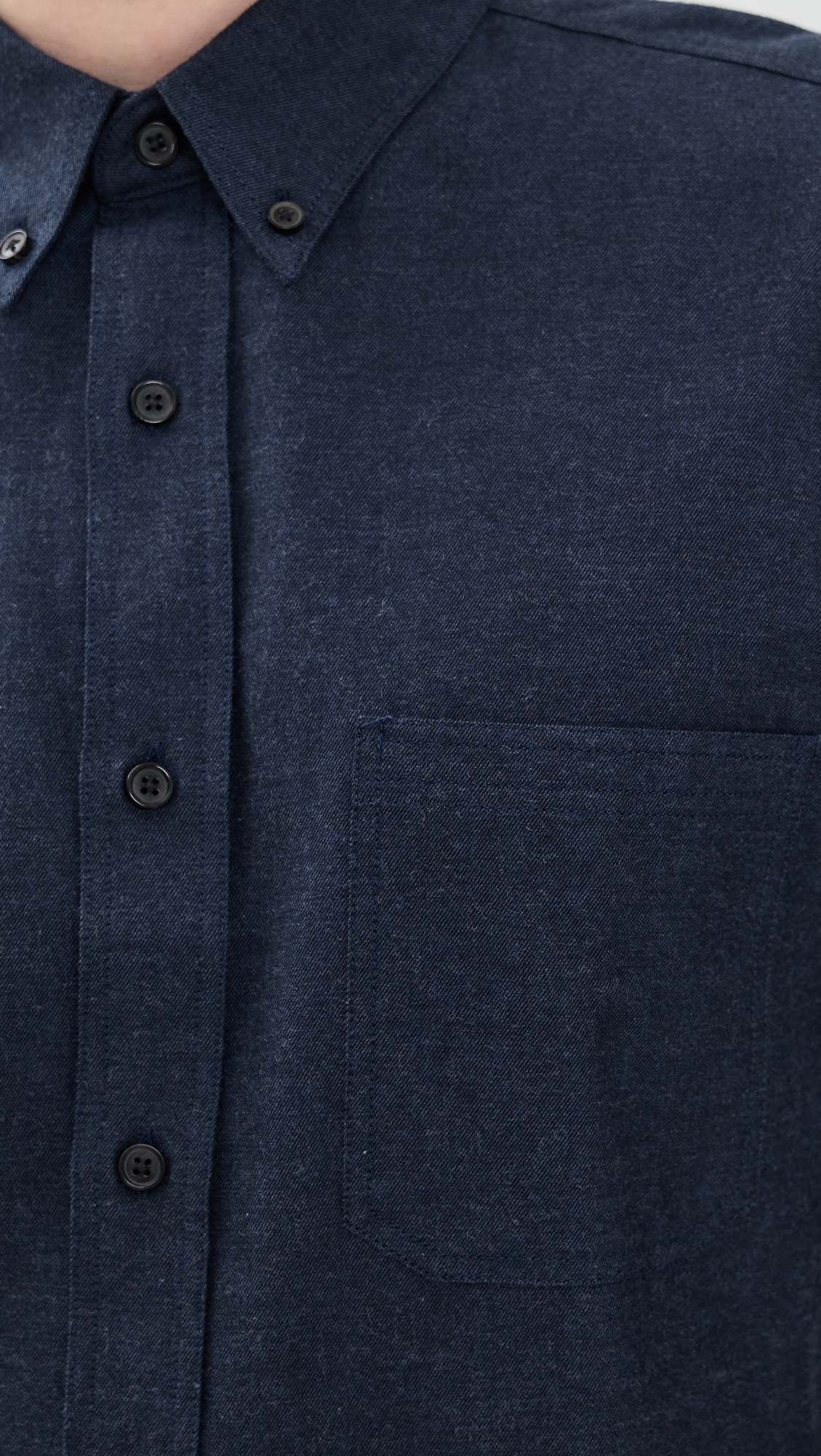 Billy Reid Tuscumbia Classic Shirt Navy