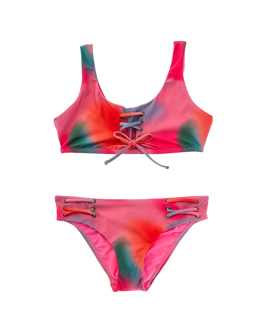 Lace-Up 2pc Bikini Set