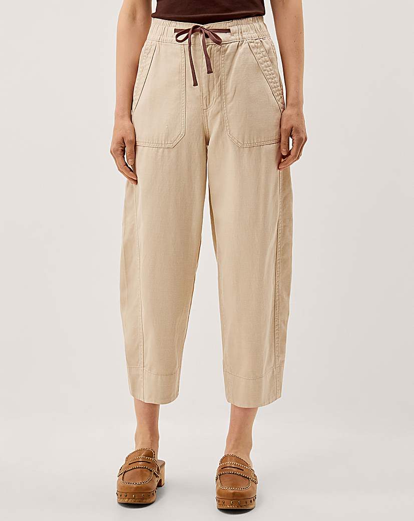 Monsoon Megan Cropped Barrel Trouser