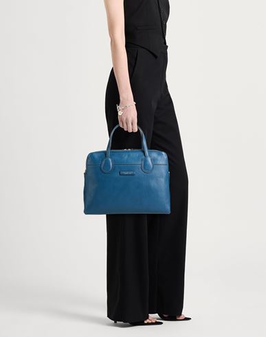 Woman Handbag Blue Size