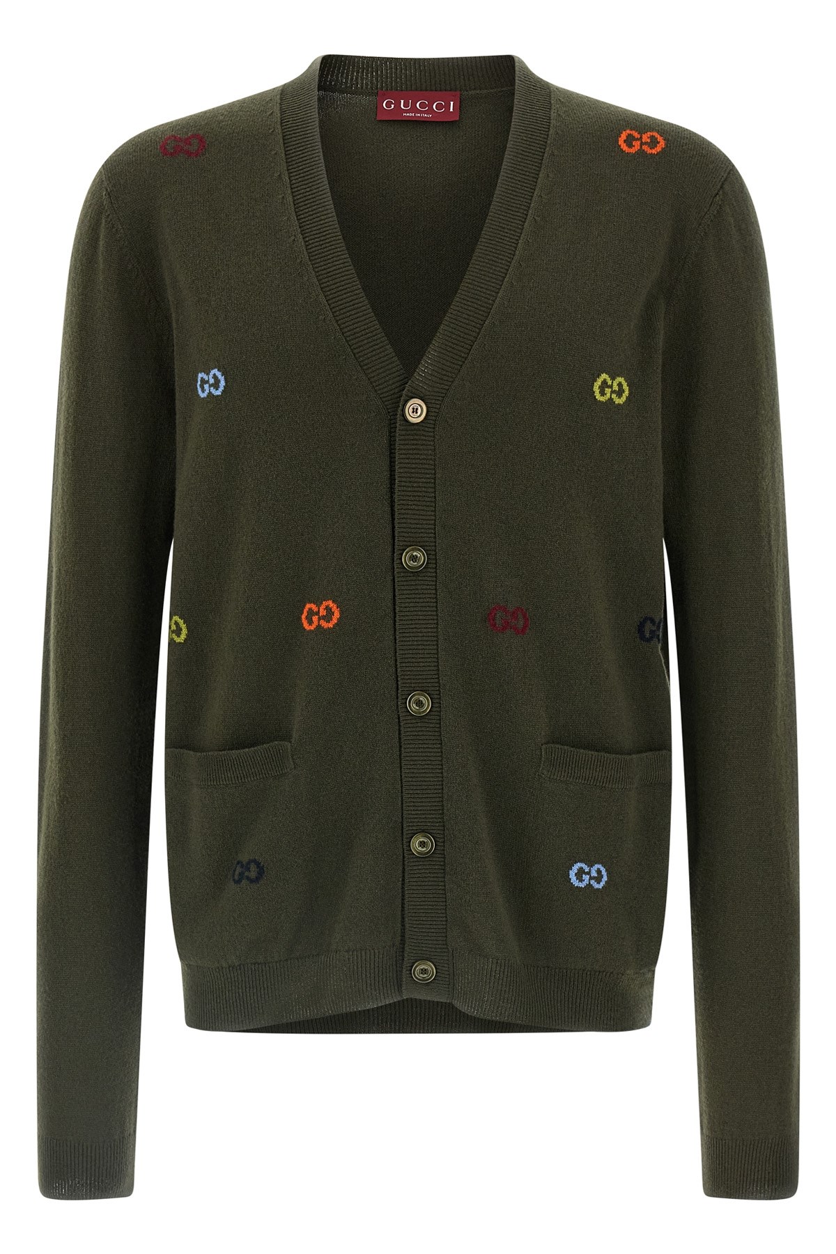 Gg Intarsia Cardigan