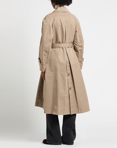 Woman Overcoat & Trench Coat Sand Size 4 Polyester