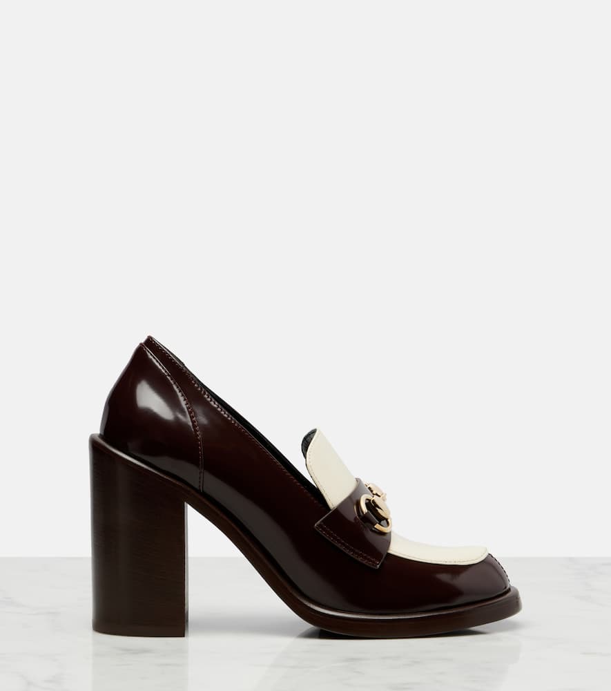 Savoy Horsebit leather loafer pumps