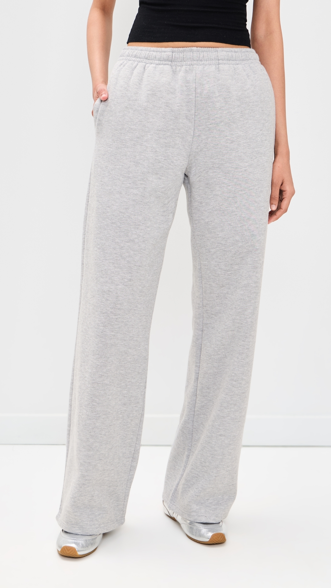 Goodfella Track Pants Grey Marle