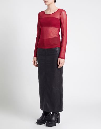 Woman Top Burgundy Size M Polyamide