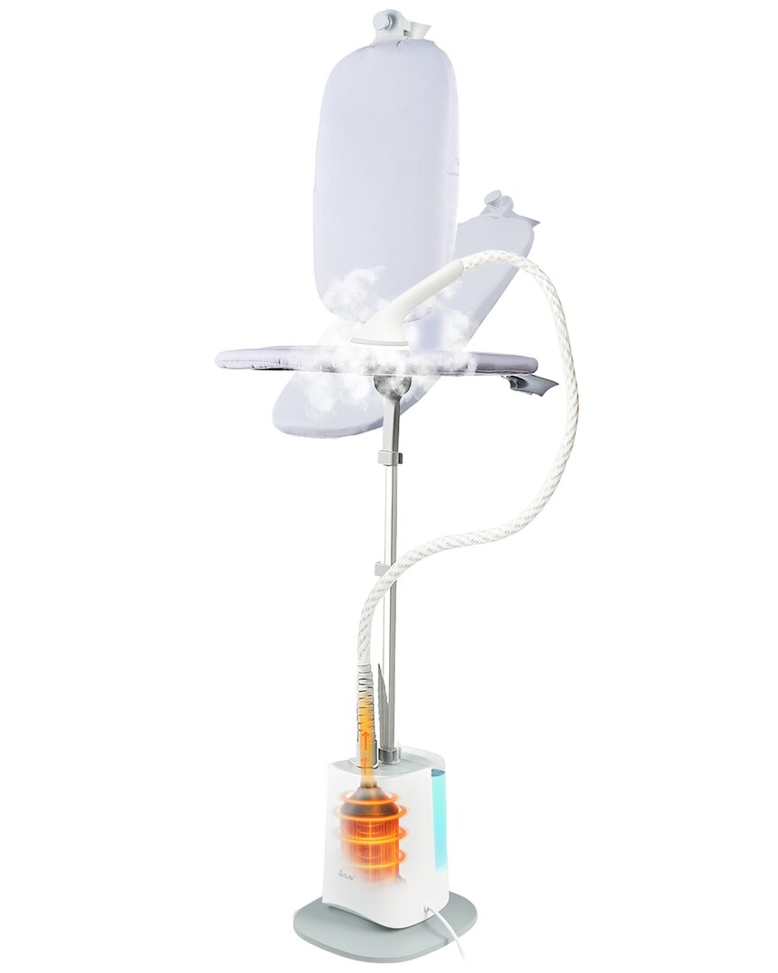 Complete Garment Steamer with Pivoting Ironing Board