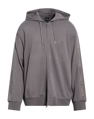 Man Sweatshirt Grey Size XXL Cotton