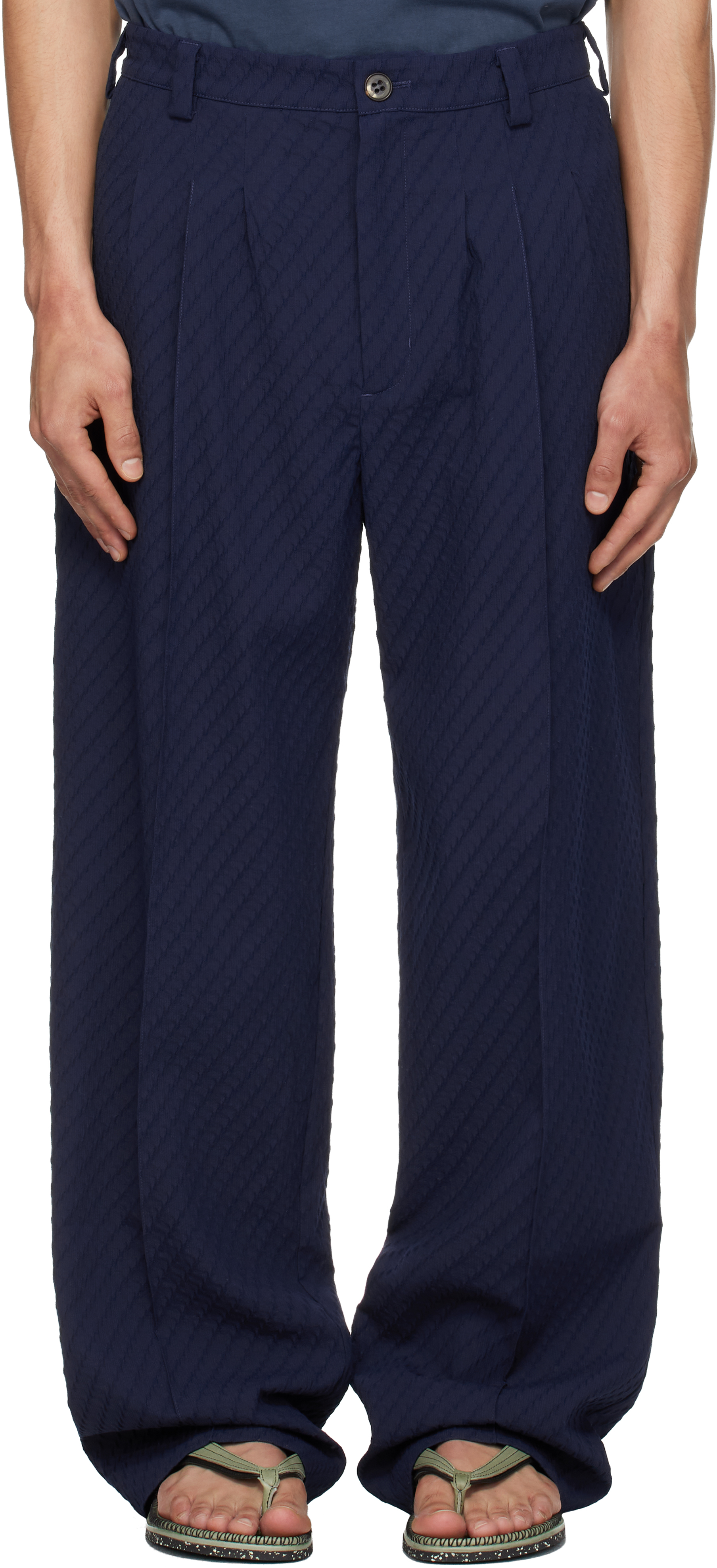 Blue Noro Trousers