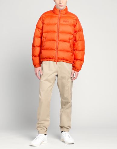 By Serving The People Man Puffer Orange Size M Polyamide