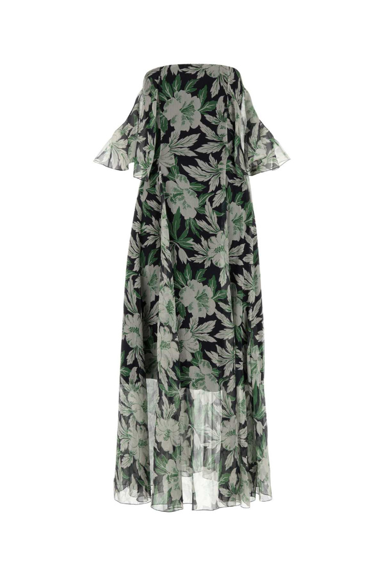 Printed Silk Dress
