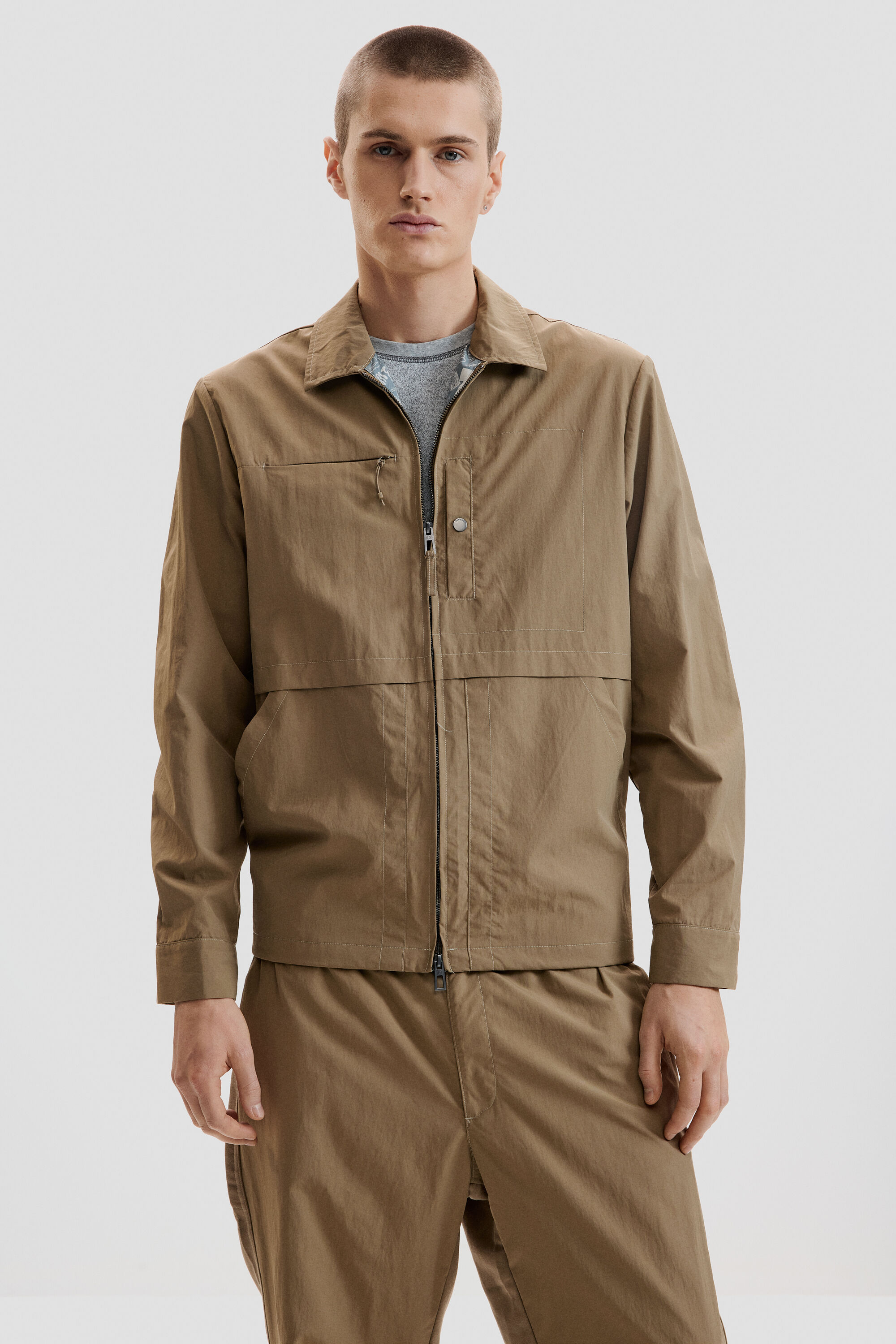 Technical fabric shirt
