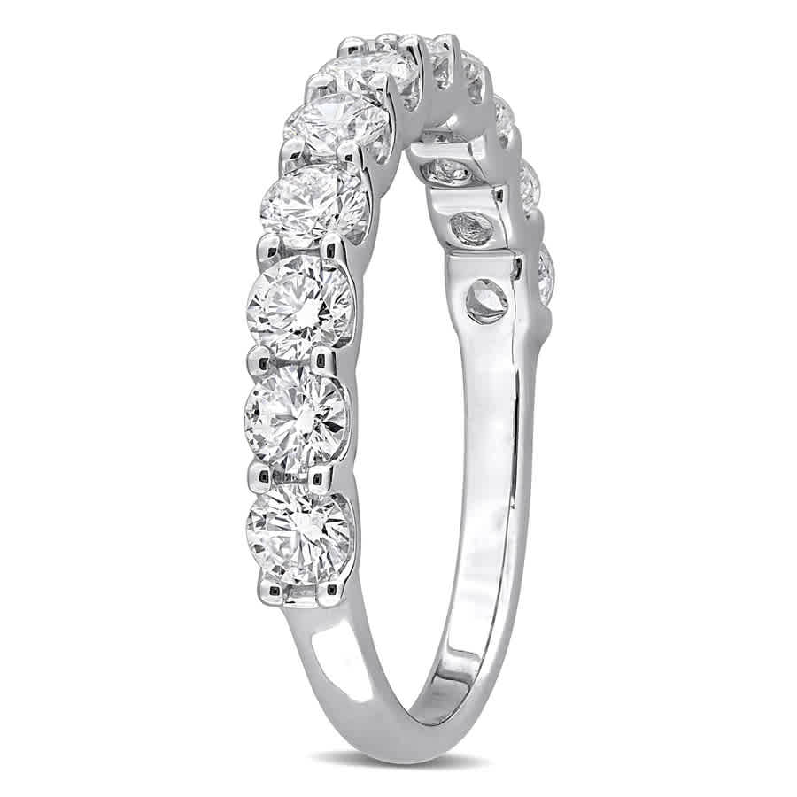 1 1/5CT TW Diamond Anniversary Band in Sterling Silver