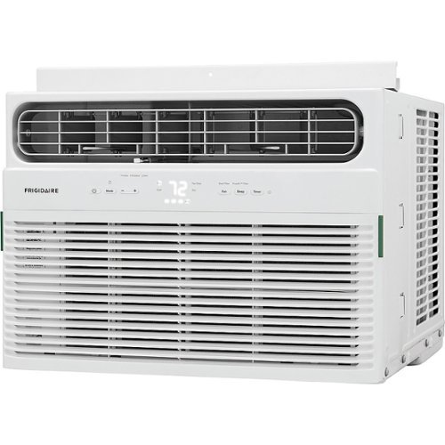 12,000 BTU Window Air Conditioner with Remote in White - White