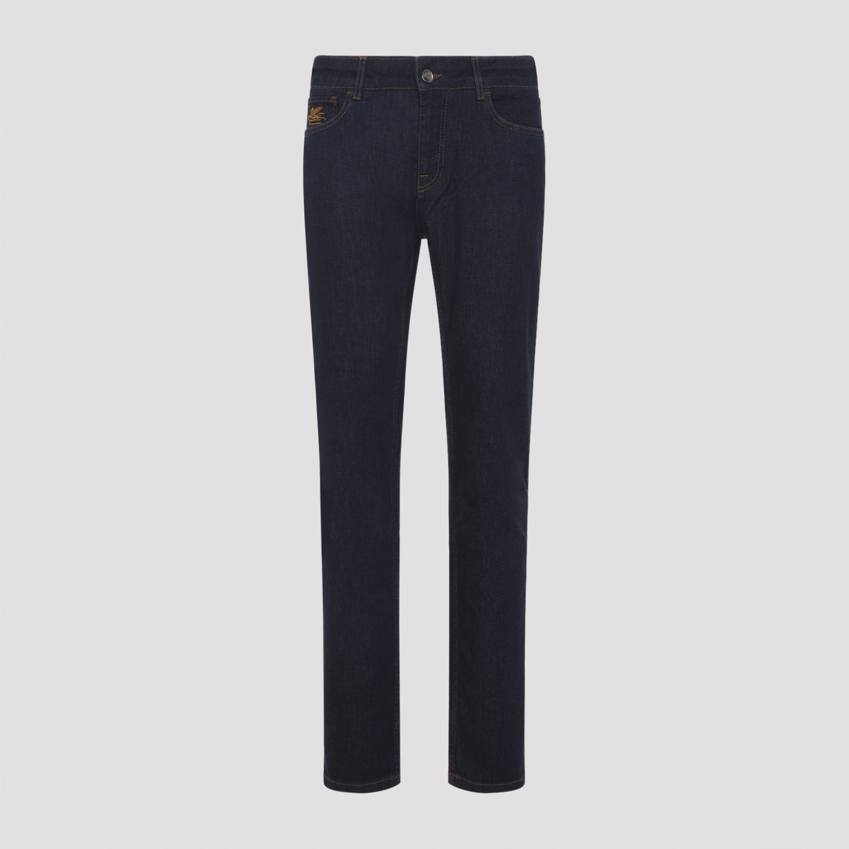 SLIM-FIT COTTON DENIM JEANS