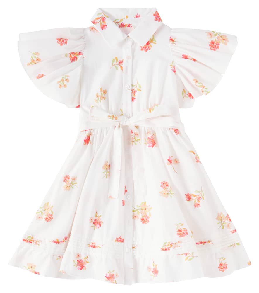 Petite Amalie Floral cotton voile dress
