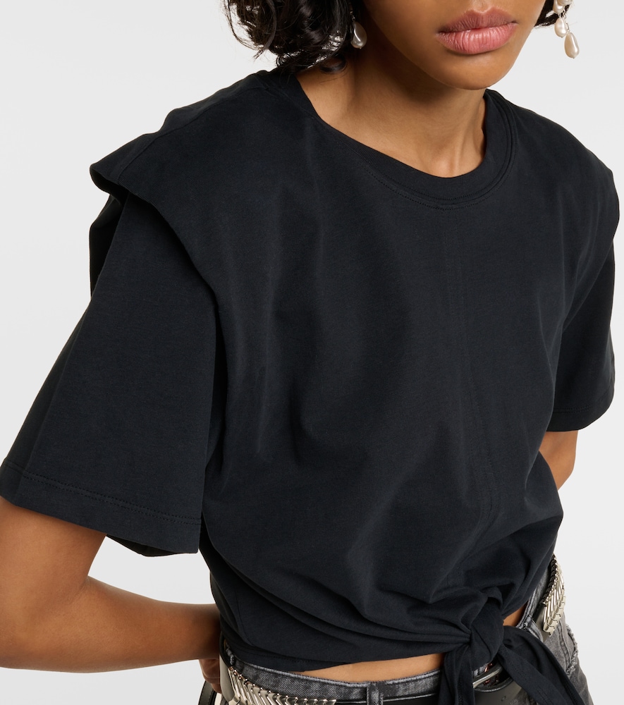 Zelikia gathered cotton crop top