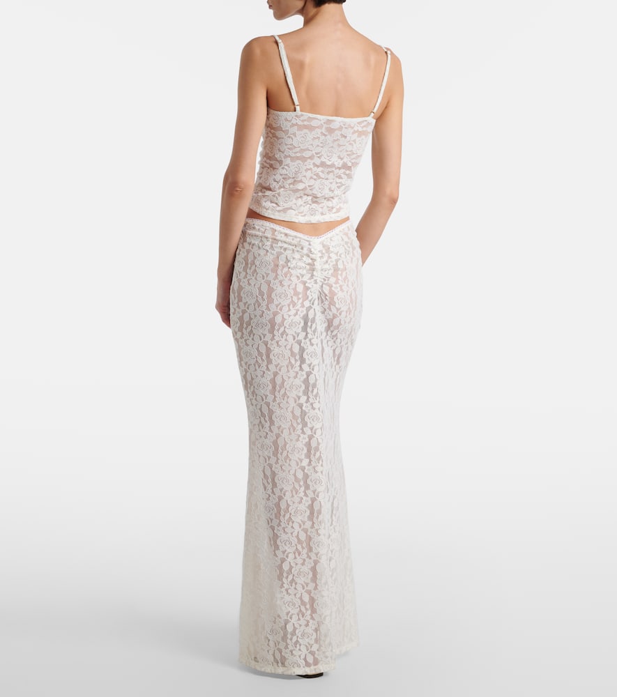 Floral lace top