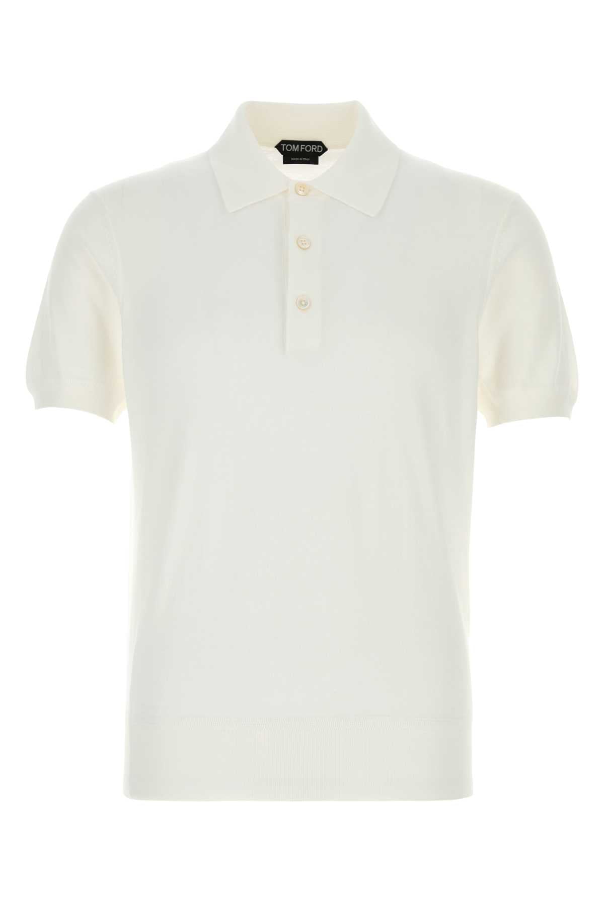 Cotton Polo Shirt — White