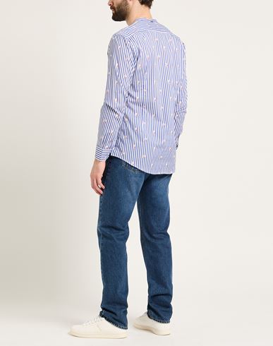 Man Shirt Blue Size 15 Cotton