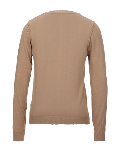 Man Sweater Camel Size S Virgin Wool, Acrylic