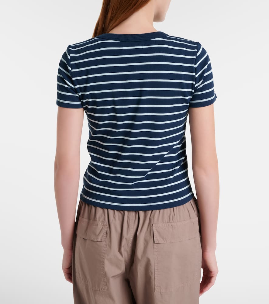Brenda striped cotton-blend T-shirt