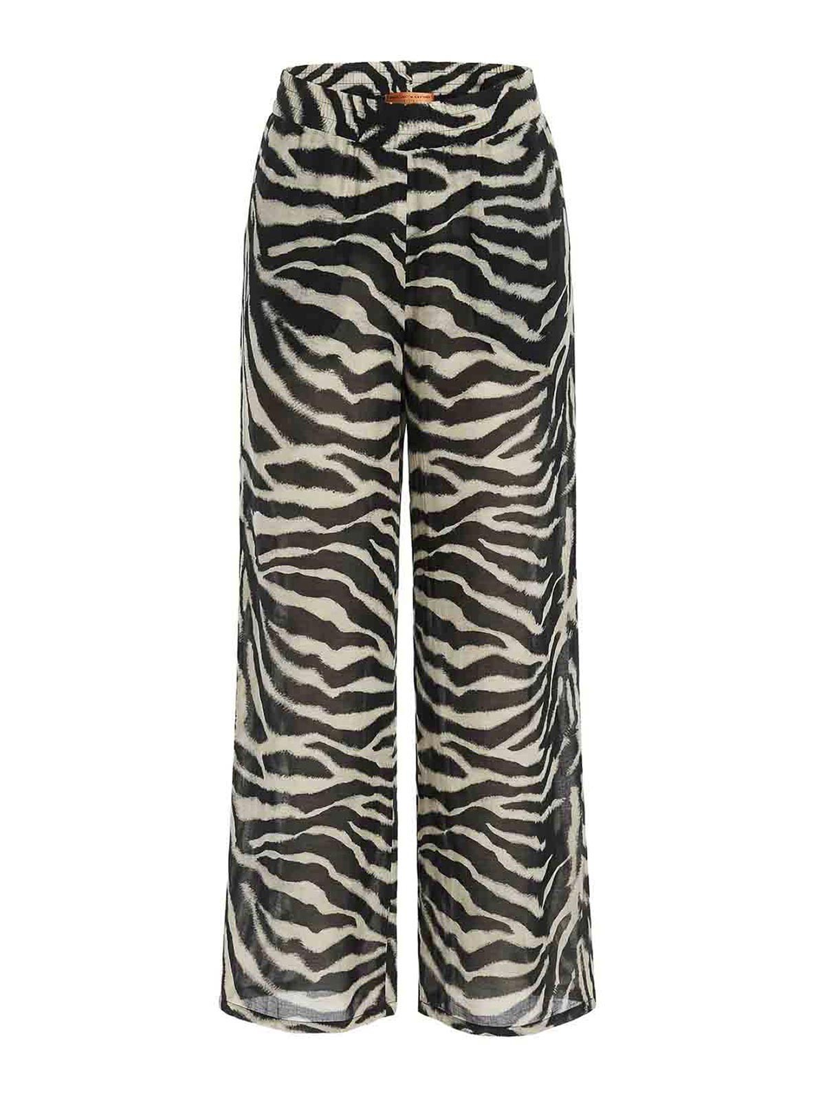 Printed Cotton Trousers