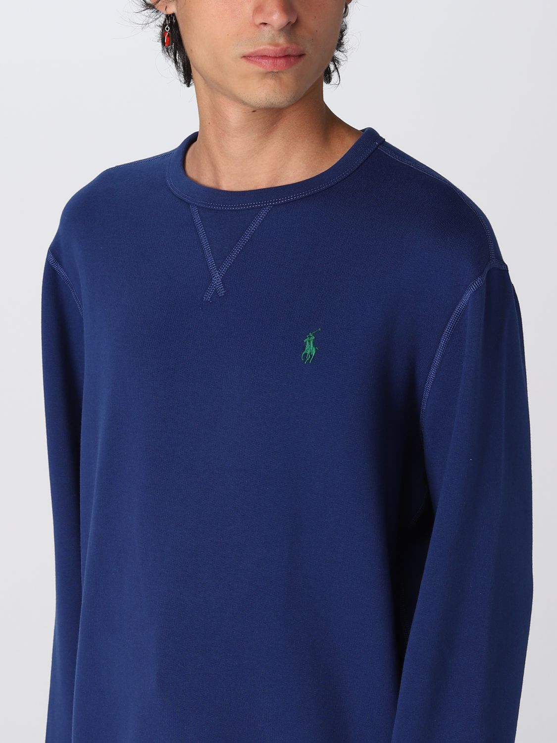 Sweatshirt Men color Blue