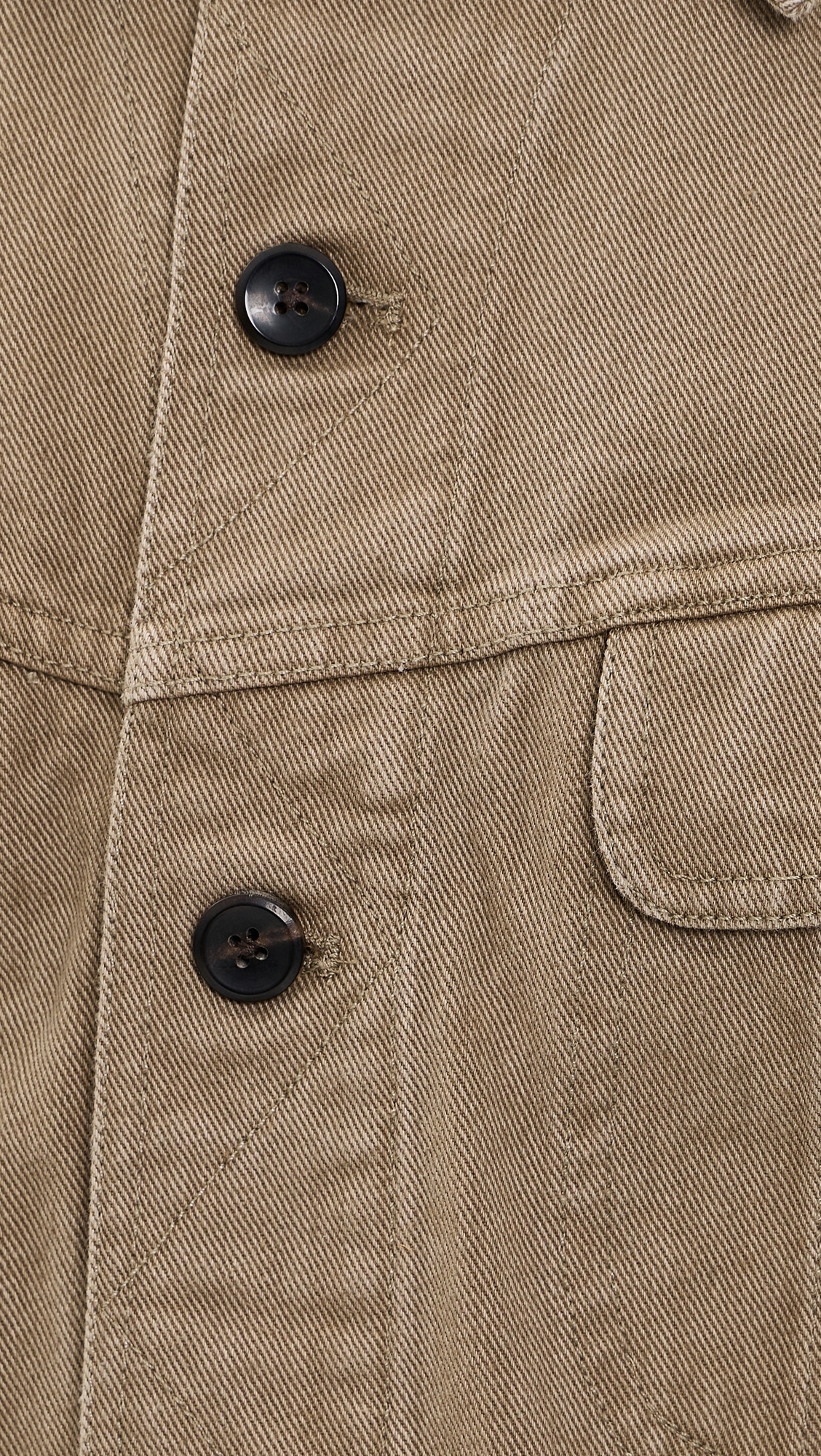 Sulphur Dyed Trucker Jacket Washed Brown