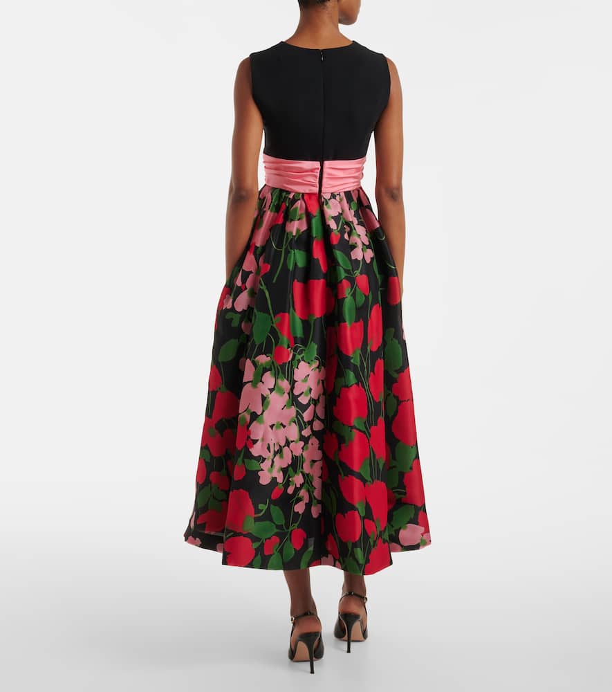 Silk midi dress