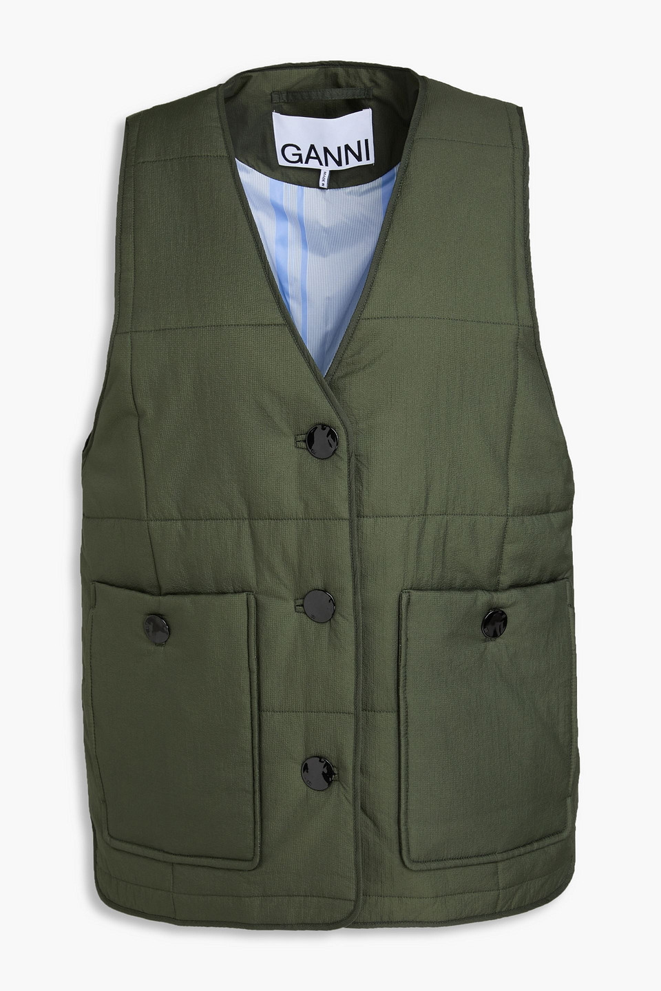 Quilted ripstop vest