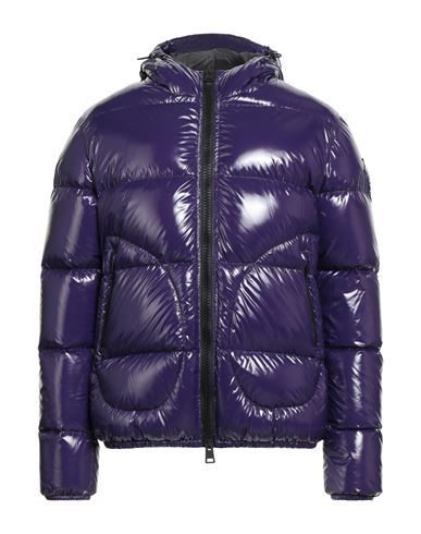 Man Puffer Purple Size 40 Polyamide, Polyurethane