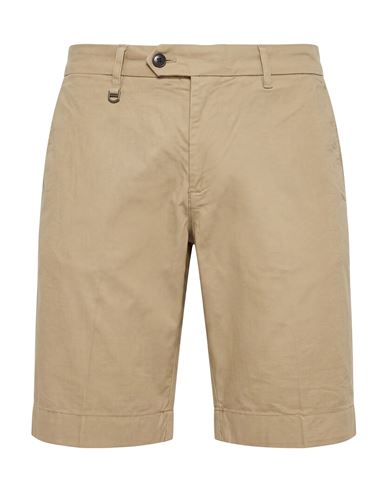 Man Shorts & Bermuda Shorts Khaki Size 34 Cotton, Polyester, Elastane