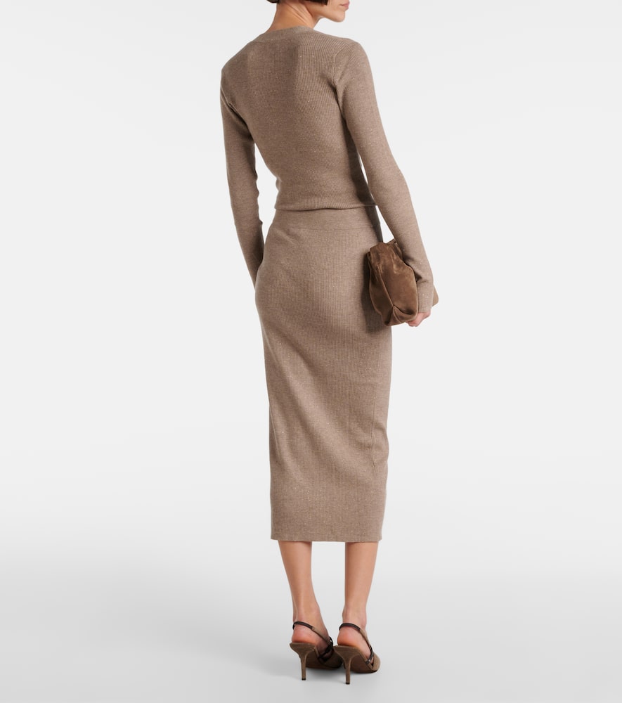 Brunello Cucinelli Ribbed-knit cardigan